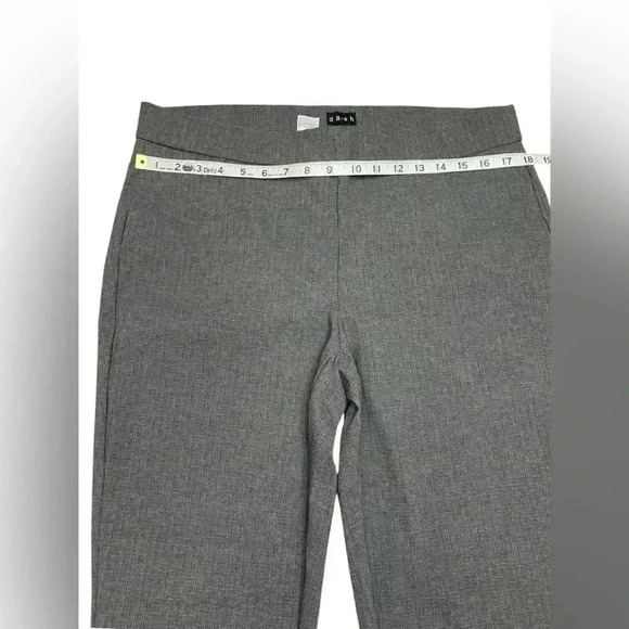 NWOT dā-sh, Plus-Size Pull-On Textured Trousers, 1X,  Gray - Picture 5 of 8